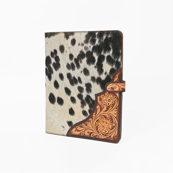ADBG1040 American Darling Hair-on Cowhide Floral Tooled Leather Western Portfolio