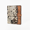 ADBG1040 American Darling Hair-on Cowhide Floral Tooled Leather Western Portfolio