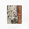 ADBG1040 American Darling Hair-on Cowhide Floral Tooled Leather Western Portfolio