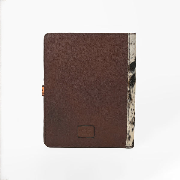 ADBG1040 American Darling Hair-on Cowhide Floral Tooled Leather Western Portfolio