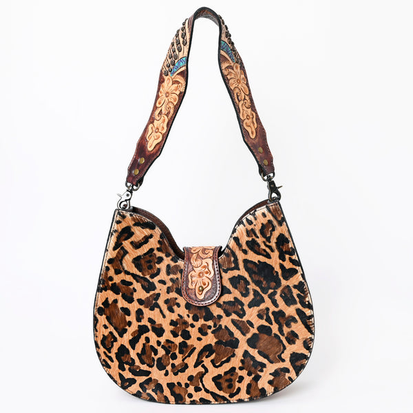 ADBG1075 American Darling Hair-on Cowhide Hobo Bag Western Genuine Leather Shoulder Bag