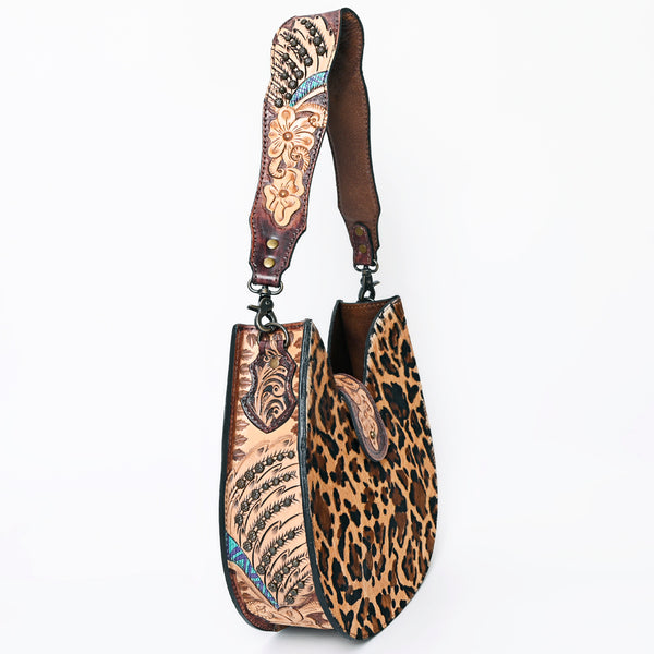 ADBG1075 American Darling Hair-on Cowhide Hobo Bag Western Genuine Leather Shoulder Bag