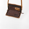 ADBG1228 American Darling Western Hand-Tooled Leather Clutch Bag with Floral Carving