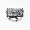 ADBG1228 American Darling Western Hand-Tooled Leather Clutch Bag with Floral Carving