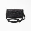ADBG1228 American Darling Western Hand-Tooled Leather Clutch Bag with Floral Carving