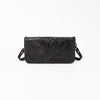 ADBG1228 American Darling Western Hand-Tooled Leather Clutch Bag with Floral Carving