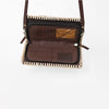 ADBG1228 American Darling Western Hand-Tooled Leather Clutch Bag with Floral Carving