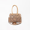 ADBG1483 American Darling Hand-Tooled Leather Duffel Bag | Floral Carved Travel Carryall