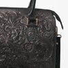 ADBG1483 American Darling Hand-Tooled Leather Duffel Bag | Floral Carved Travel Carryall