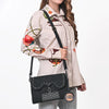 ADBG1797 American Darling Small Cross body Bag - Handcrafted Damascus Embossed Western Leather Purse