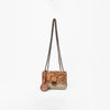 ADBG1808 American Darling Hand Tooled Floral & Genuine Suede Leather Western Cross Body Bag