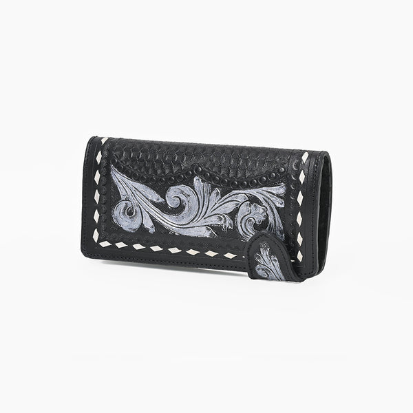 ADBG1850 American Darling Hand Tooled Genuine Leather Western Style Wallet