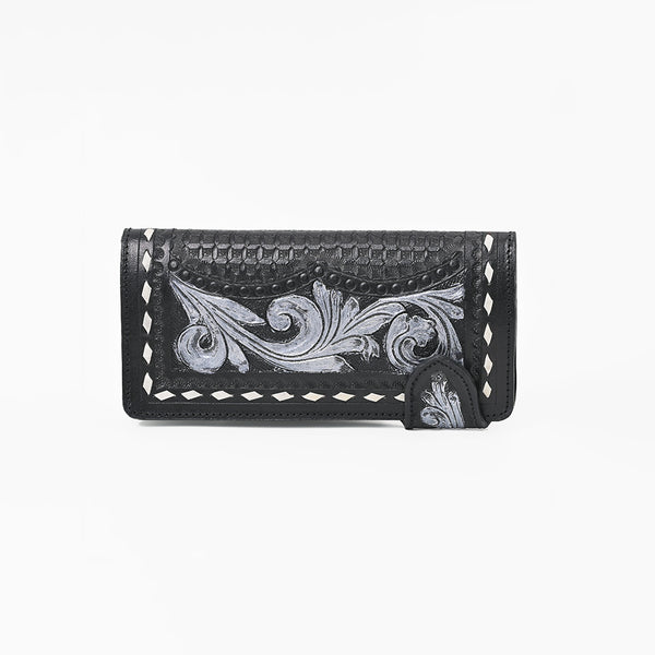 ADBG1850 American Darling Hand Tooled Genuine Leather Western Style Wallet