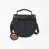 ADBG1861 American Darling Hand Tooled Hair On Genuine Leather Saddle Messenger Bag