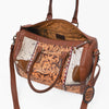 ADBG1878 Speedy Hand Tooled Hair onGenuine Leather Women Bag