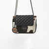 ADBG1949 American Darling Hair On Hide Quilted Leather Chain Strap Crossbody Bag