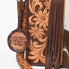 ADBG230 American Darling Western Tote Bag - Handcrafted Hair-On Cowhide & Hand-Tooled Leather