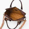 ADBG230 American Darling Western Tote Bag - Handcrafted Hair-On Cowhide & Hand-Tooled Leather