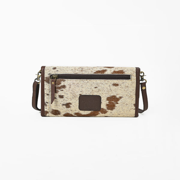 ADBG486 American Darling Hand Tooled Floral Leather Western Crossbody Bag