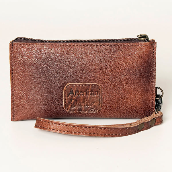 ADBG811 American Darling Handcrafted Leather Wristlet bag - Premium Full Grain Western Purse
