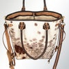 ADBG919 American Darling Handcrafted Hair-On Cowhide Western Leather Tote Bag