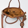ADBGA1015 Tote Hair On Hand Tooled Genuine Leather Women Bag