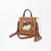 ADBGA1016 Tote Hair On Hand Tooled Genuine Leather Women Bag
