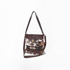 ADBGA1038 Crossbody Hair on Hand Tooled Genuine Leather Women Bag