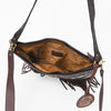ADBGA1038 Crossbody Hair on Hand Tooled Genuine Leather Women Bag