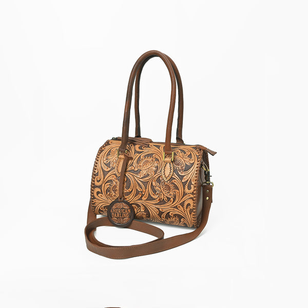 ADBGA1044 Speedy Bag Hand Tooled Genuine Leather Women Bag