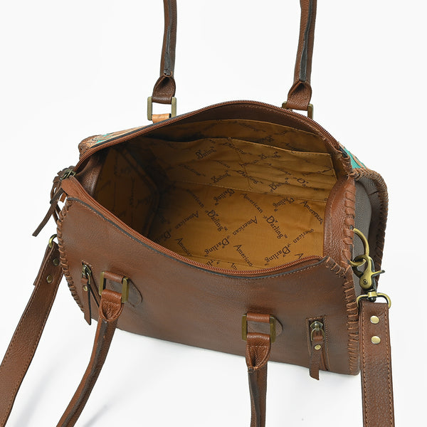 ADBGA1045 Speedy Bag Hand TooledGenuine Leather Women Bag