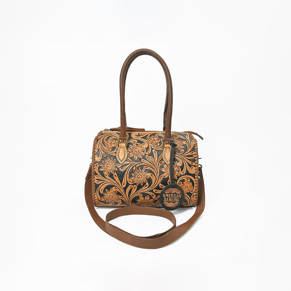 ADBGA1046 Speedy Hand Tooled Genuine Leather Women Bag