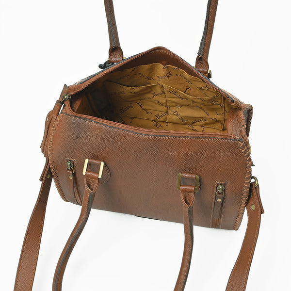 ADBGA1046 Speedy Hand Tooled Genuine Leather Women Bag