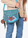 ADBGA1150 Crossbody Saddle Blanket Genuine Leather Women Bag