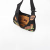 ADBGA1248B American Darling Genuine Suede Embroidered Western Hobo Black Shoulder Bag