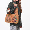 ADBGA1248E American Darling Genuine Suede Embroidered Western Hobo Tan Shoulder Bag
