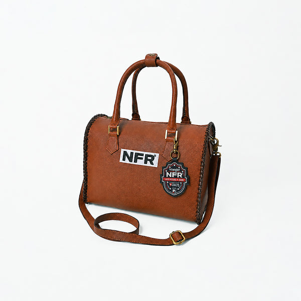 Official PRCA & NFR Licensed Collection®️ Genuine Western Leather Speedy Handbag