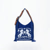 Official PRCA & NFR Licensed Collection® Floral Hand-Tooled Leather Strap Equestrian Graphic Fringe Shoulder Bag