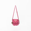 ADBGA836 American Darling Genuine Suede Leather Fringe Cross body Bag with Embroidery