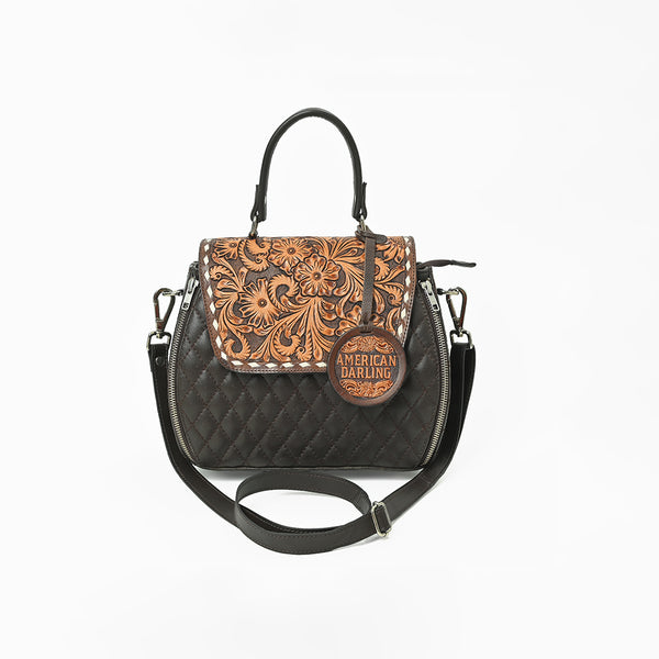 ADBGA851 American Darling Quilted Leather Harness Crossbody Handbag