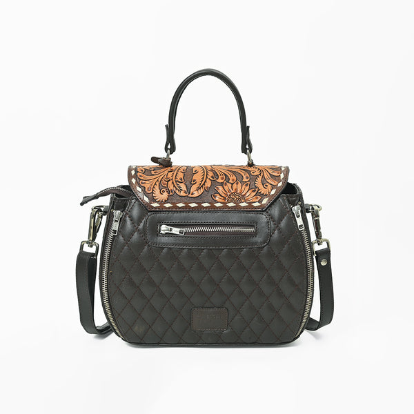 ADBGA851 American Darling Quilted Leather Harness Crossbody Handbag