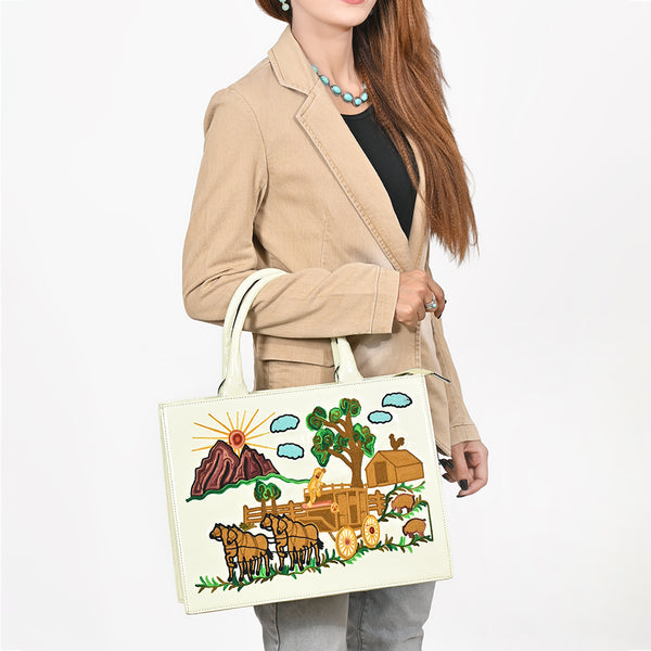 ADBGA926 Tote Genuine Leather Women Bag