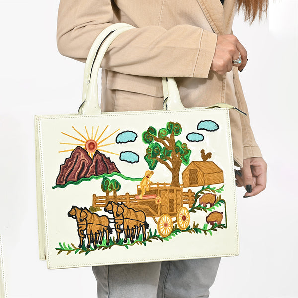 ADBGA926 Tote Genuine Leather Women Bag