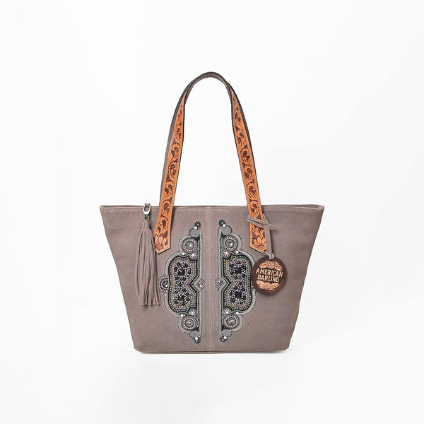 ADBGA967 Tote Hand Tooled Genuine Leather Women Bag