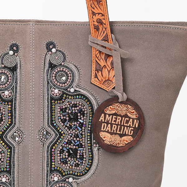 ADBGA967 Tote Hand Tooled Genuine Leather Women Bag