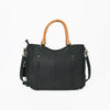 ADBGA983 American Darling Hand Tooled Harness Hair On Genuine Leather Fringe Tote Bag