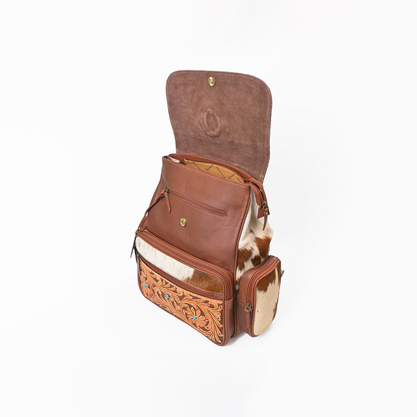 ADBGA989 Backpack Hand-tooled Genuine Leather women bag western Bag
