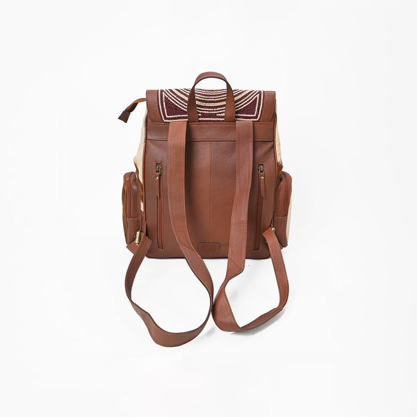 ADBGA989 Backpack Hand-tooled Genuine Leather women bag western Bag