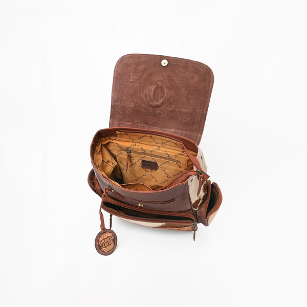 ADBGA989 Backpack Hand-tooled Genuine Leather women bag western Bag