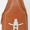 Magnolia Rodeo Genuine Leather White Embroidered Sling Bag